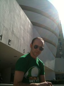 Outside the Guggenheim