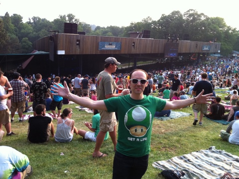 At the Phish show