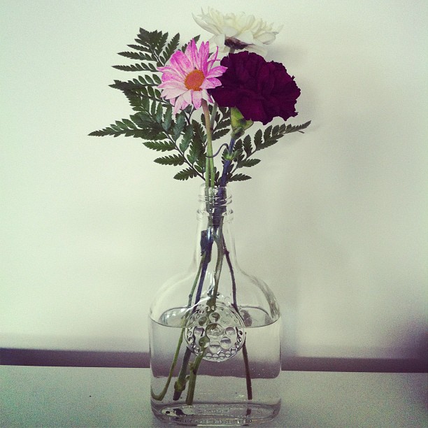 Birthday flowers by @fogeffect
